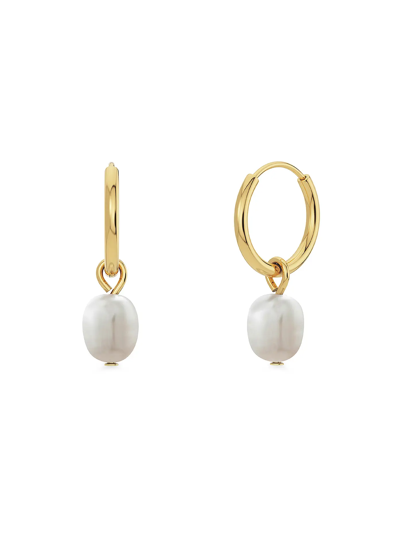 EDBLAD | Ohrringe PERLA HOOPS Gold | 